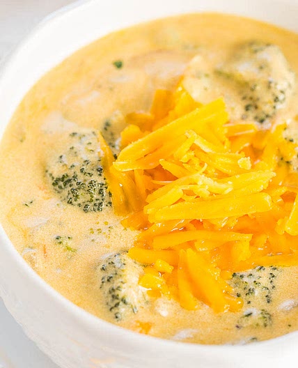 Broccoli and cheese soup