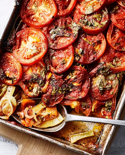 Cornish briam (roasted vegetable traybake)