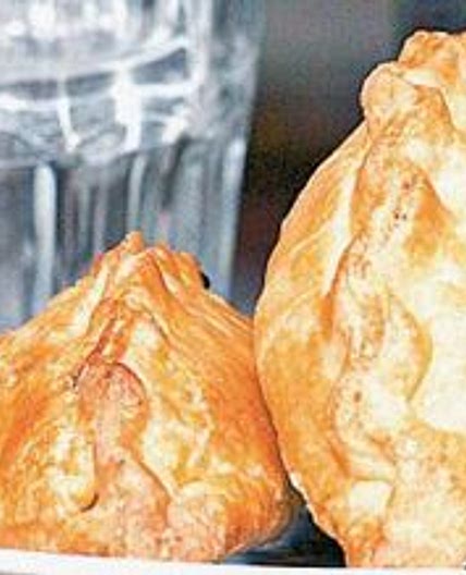 Rachel Allen's Beef Pasties with Mint, Ginger and Peas