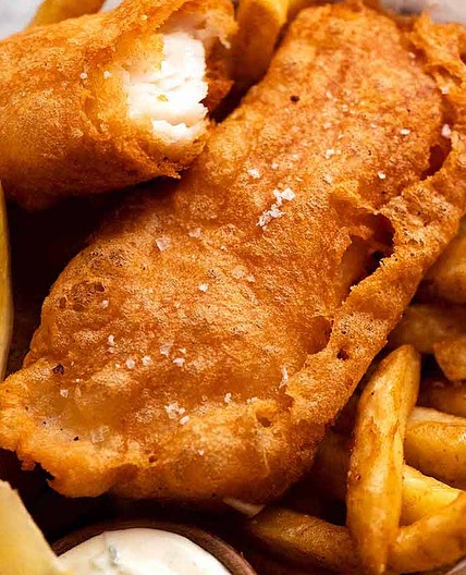 Crispy Beer Battered Fish