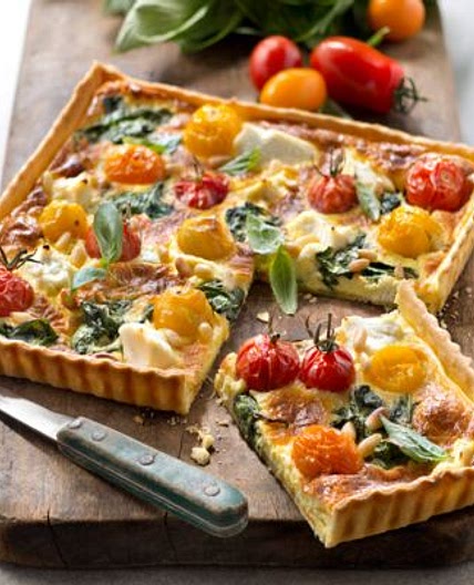 Quiche pour soirée d'été