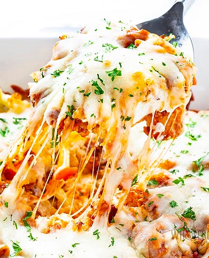 Keto Cauliflower Baked Ziti Recipe