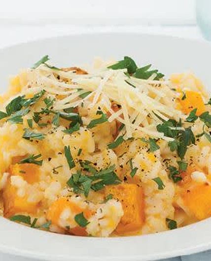 Baked Pumpkin and Bacon Risotto