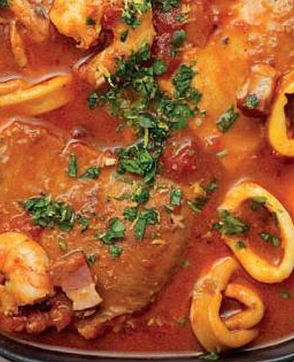 Italian Fish Stew with Pancetta and Garlic