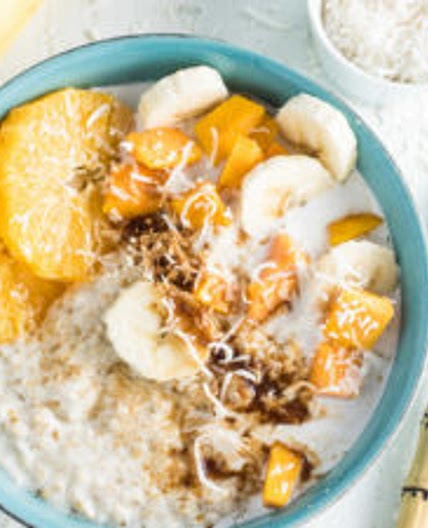 Tropical Summer Coconut Oatmeal