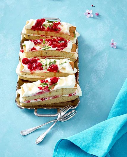 Himbeer-Earl Grey-Kuchen