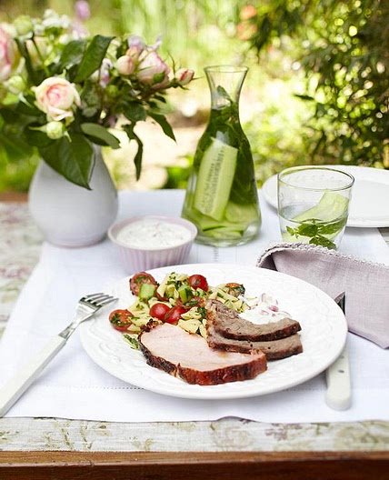 Kasseler-Spießbraten und Hohe Rippe vom Grill