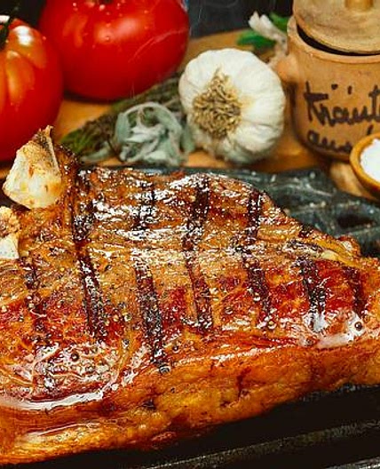 T-Bone-Steak vom Grill