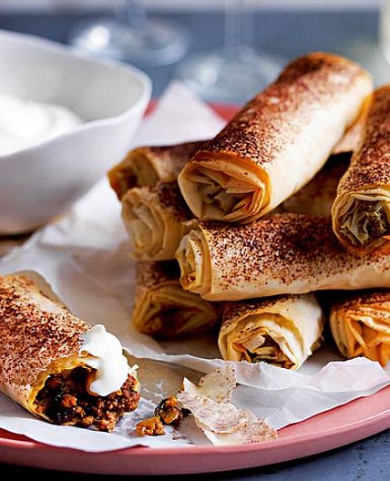 Türkische Fleischröllchen