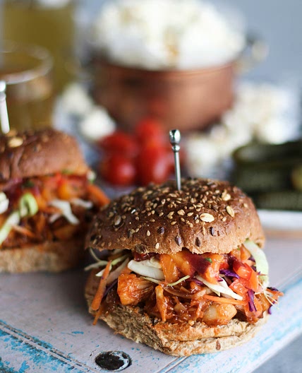 BBQ Pulled Jackfruit Sandwich