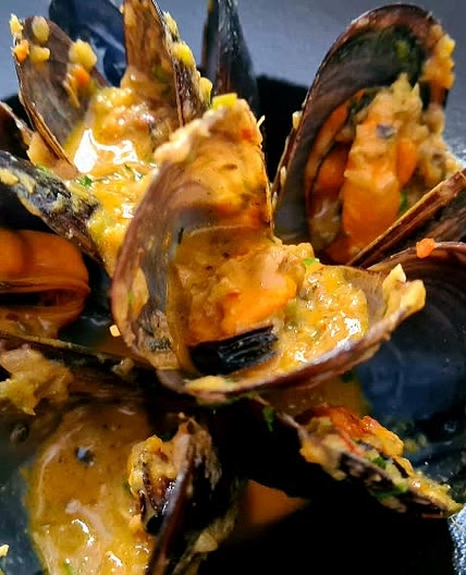 Mejillones al curry