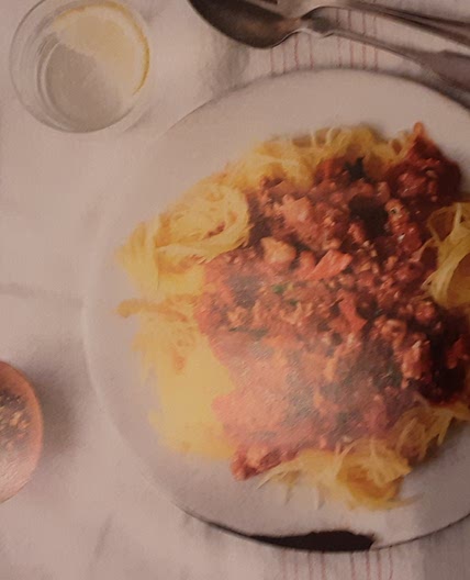 Spaghetti Squash with Sausage