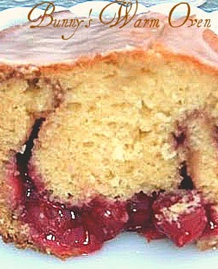 Cherry Cream Coffee Cake