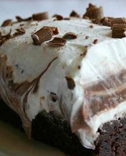 Brownie Refrigerator Cake