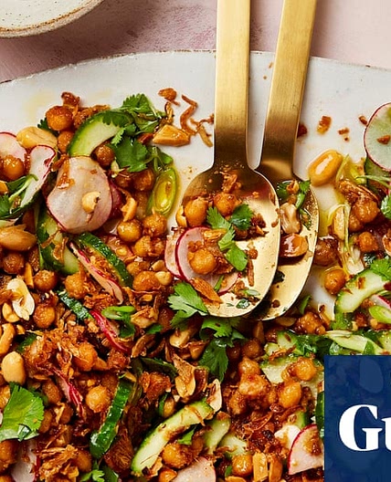 Yotam Ottolenghi's recipes for miso chickpeas with salad