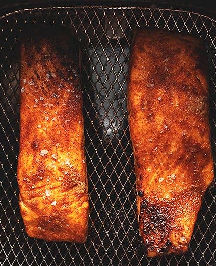 Air Fryer Salmon (Perfectly Cooked!)