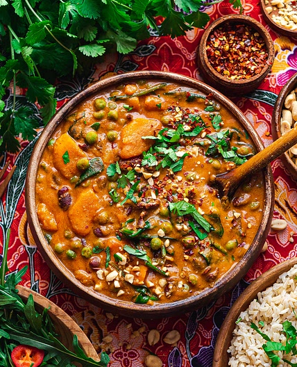 African peanut butter stew