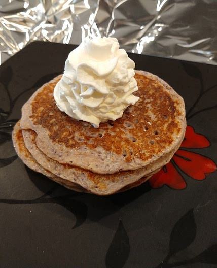 Blueberry Protein Pancakes