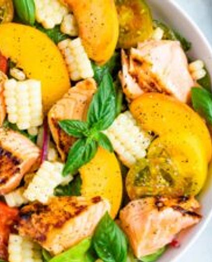 Grilled Salmon Salad