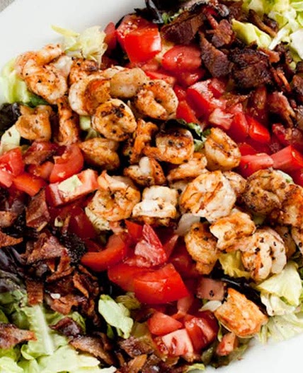 Shrimp BLT Salads Recipe | Yummly
