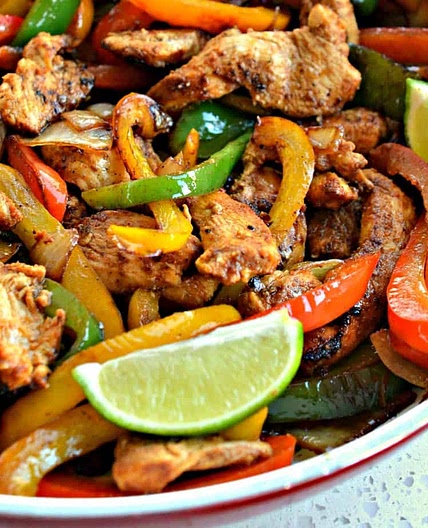 Easy Chicken Fajitas