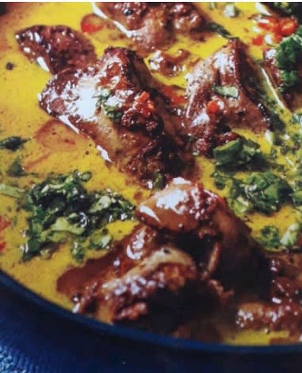 Chicken Livers in Coconut & Turmeric & Coriander