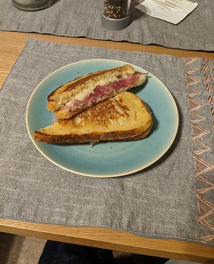 Prosciutto & Fontina Grilled Cheese