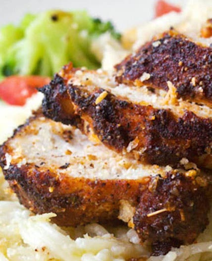 Recipe: Blackened Chicken with Creamy Angel Hair Pasta