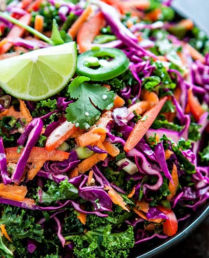 Cilantro Lime Kale Slaw