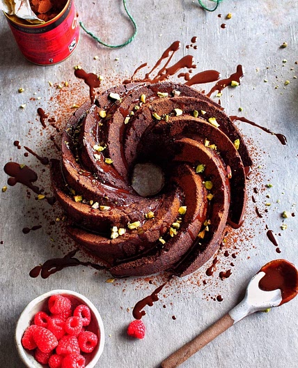 Chocolate Banana Bundt Cake - Avant-Garde Vegan