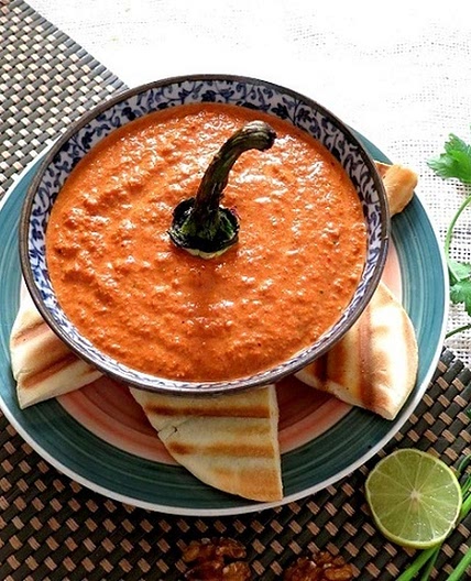 Muhammara / Roasted Bell Pepper and Walnut Dip
