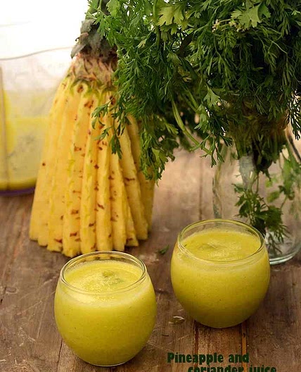 Pineapple and Coriander Juice