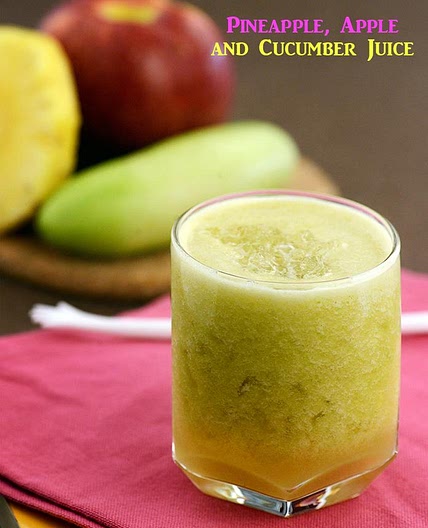 Pineapple, Apple and Cucumber Juice