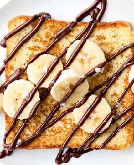 Nutella Banana Toast x 2