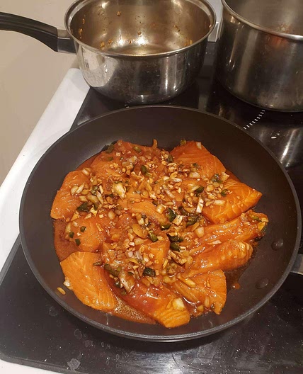 Spicy Soy Salmon