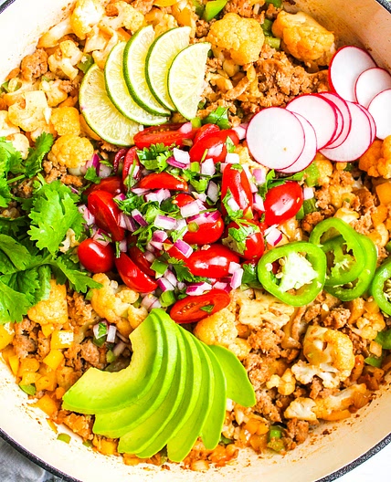 Low Carb Tex Mex Skillet - Paleo & Whole 30