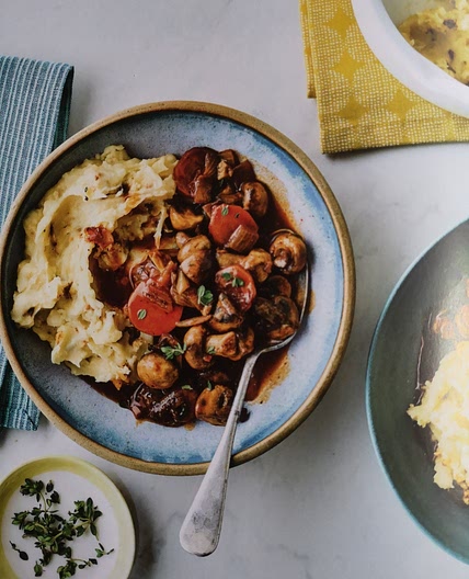 Mushroom Bourguignon