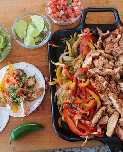 Grilled Chicken Fajitas