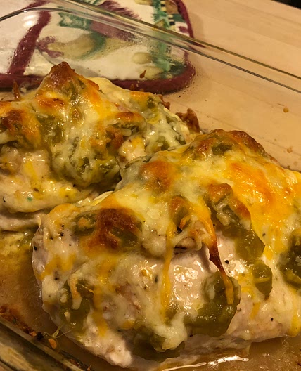 Green Chili and Cheese Chicken