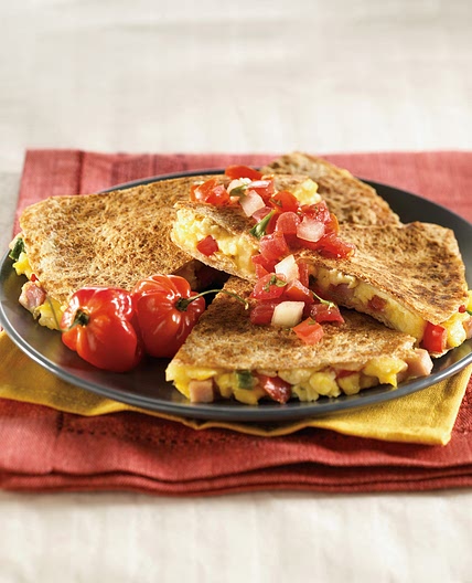 Ham and Egg Quesadilla