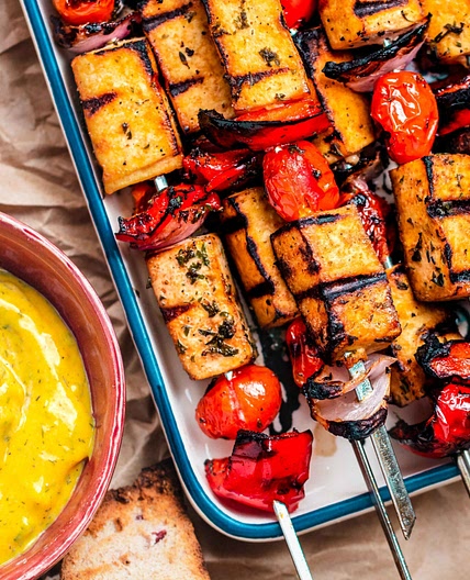 Tofu Souvlaki Skewers