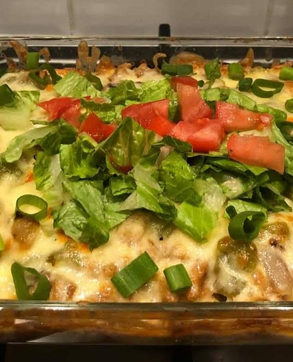 Taco Casserole with Chillies