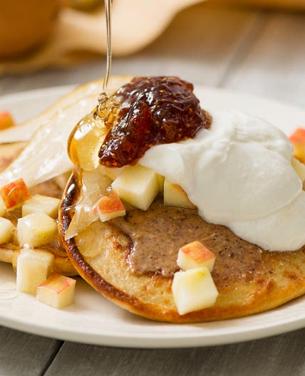 Crêpes aux bananes et à l'avoine