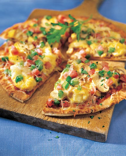 Pizza aux œufs
