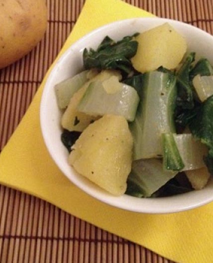 Mangold mit Kartoffeln