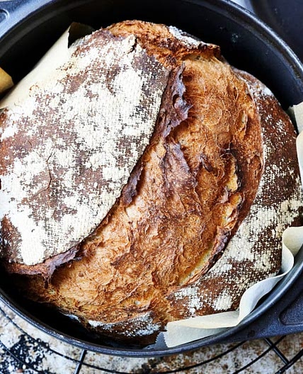 No-Knead Bread (Brot ohne Kneten)