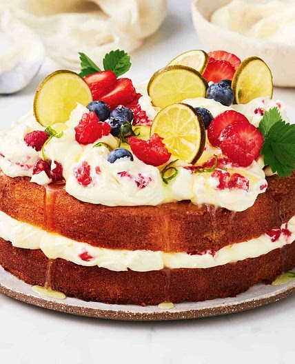 Berry mojito cake recipe