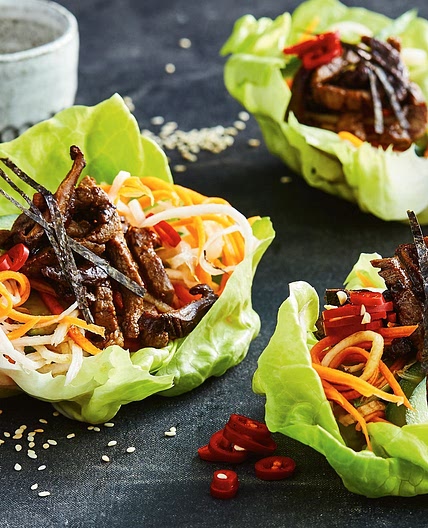 Healthy Japanese tacos recipe