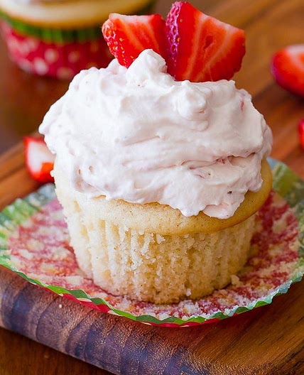 Strawberry Shortcake Cupcakes