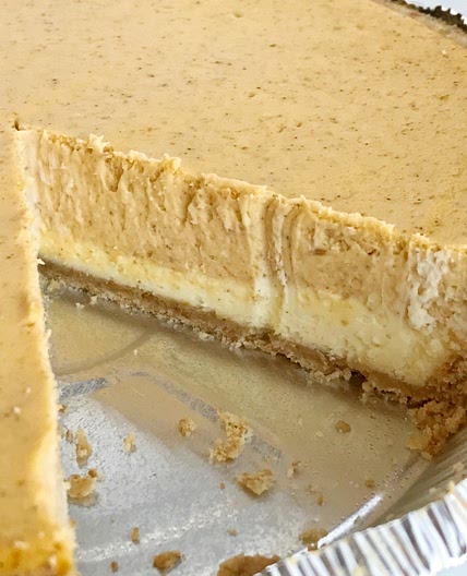 Double Layer Pumpkin Cheesecake Pie